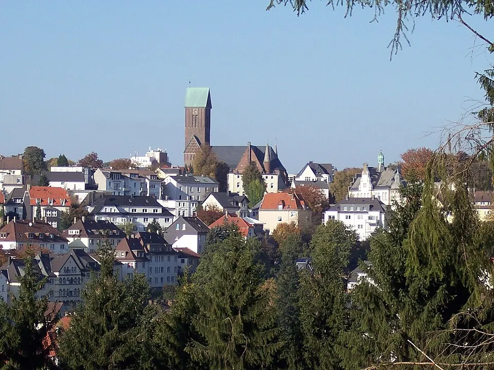 Blick auf die Innenstadt von Lüdenscheid